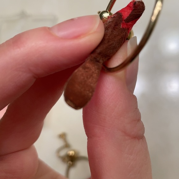 Vintage bird earrings - Picture 5 of 7